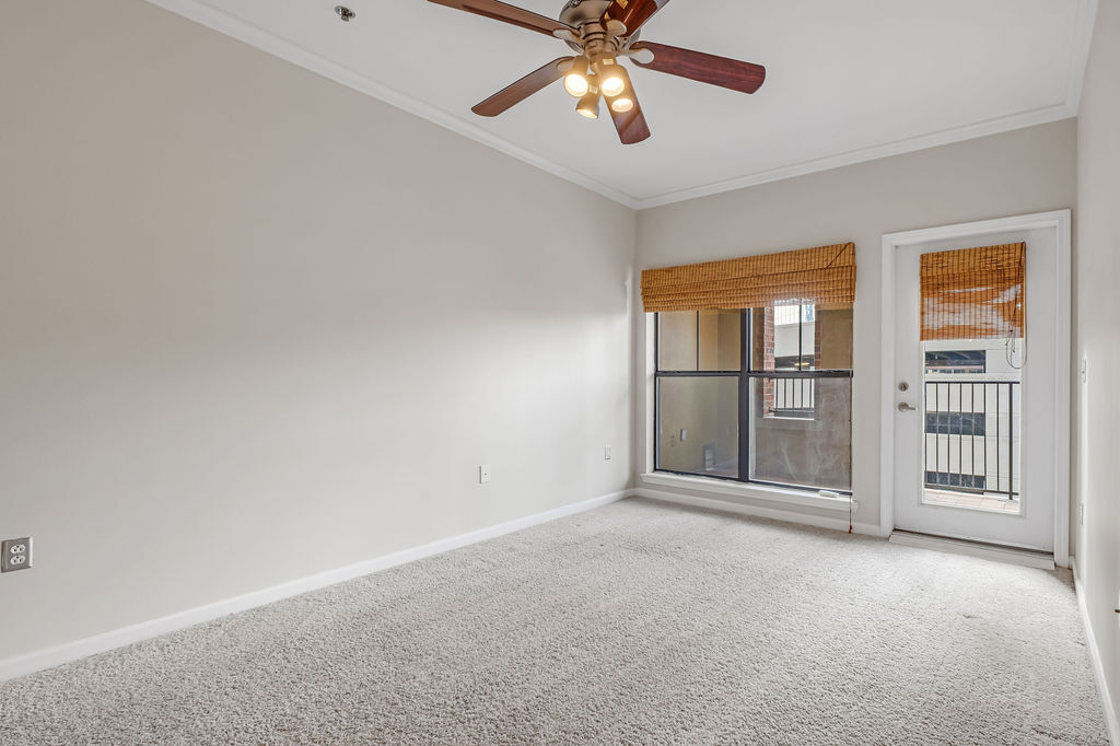 Master Suite with door access to private covered Balcony - 1803 Broadway