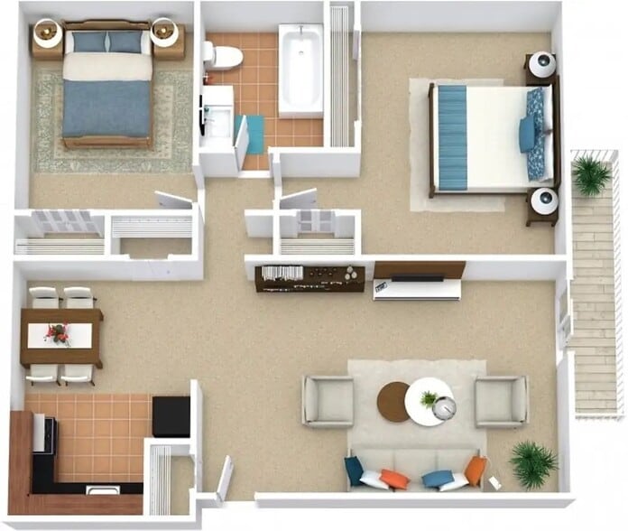 Interior Photo - Flats at Wildwood