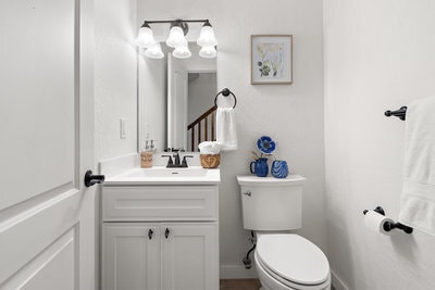 Newly remodeled main floor half bath - 3600 Klamath St