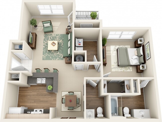 Floorplan - Heritage Lake Apartments