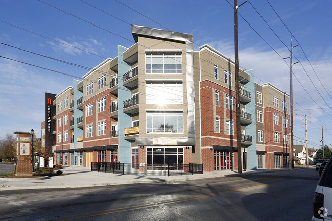 Building Exterior South West Corner - The Delaware Apartments