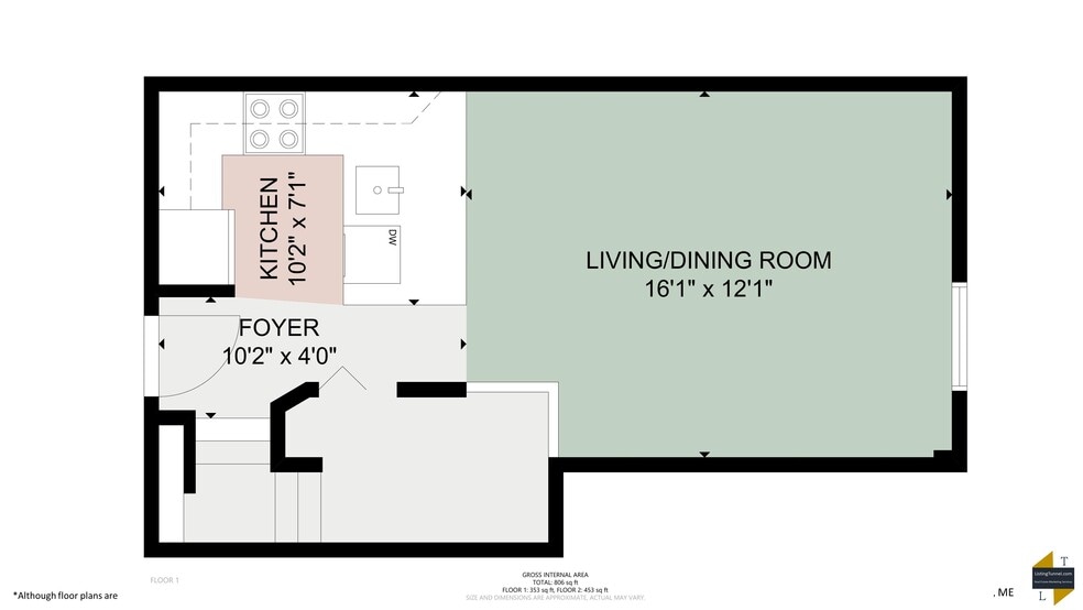 Lower Floorplan - 99 Silver St