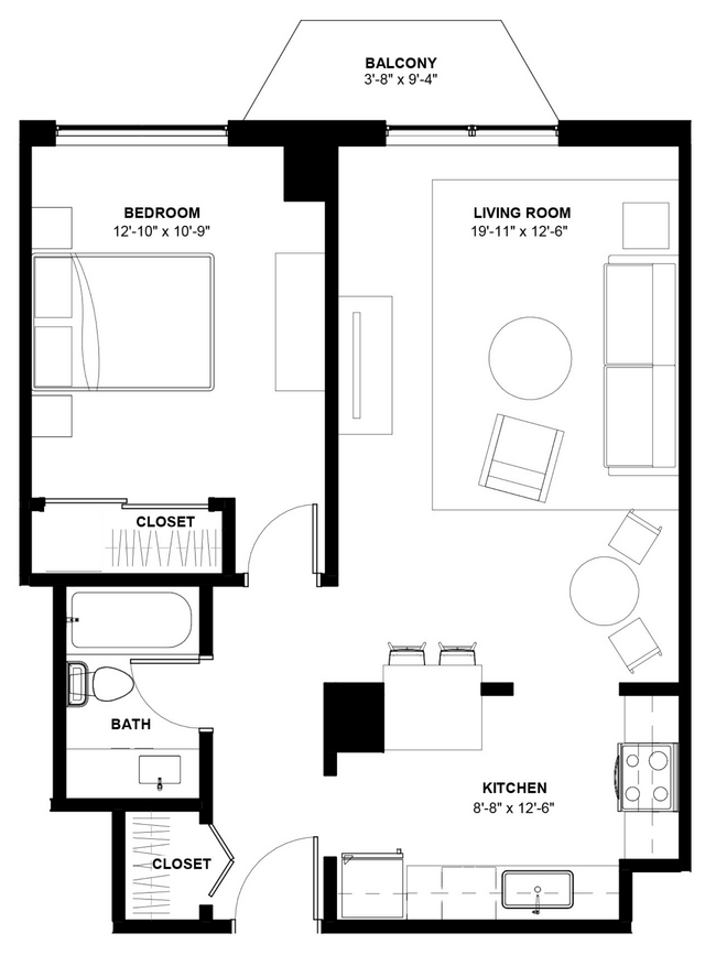 Floorplan - 1250 Lasalle