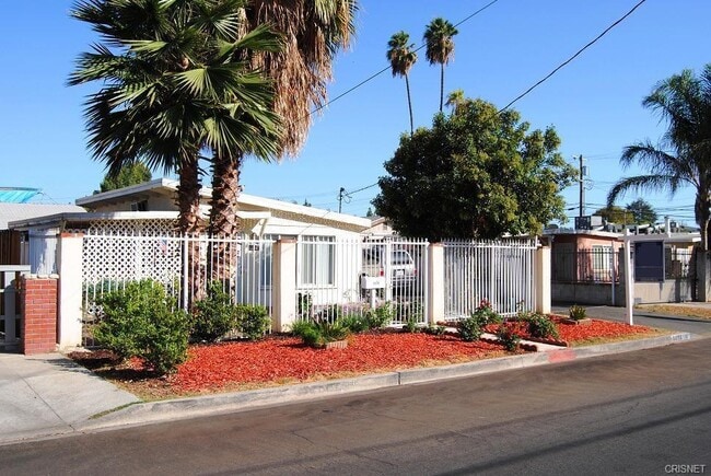 front gate - 6818 Rhea Ave