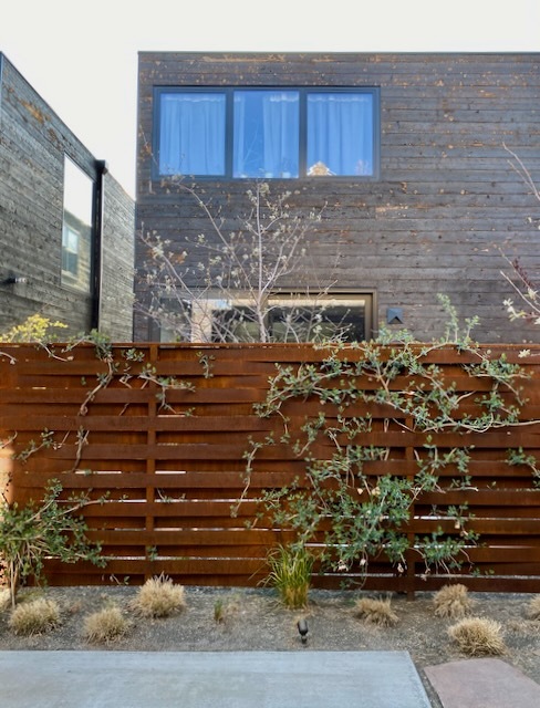 Patio view to owner/manager's home - 3835 N High St