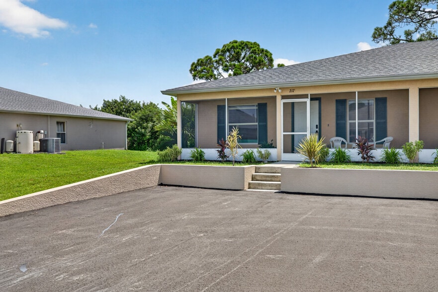 Large, Paved Driveway in front of property to park your vehicle - 217 Ichabod Ave