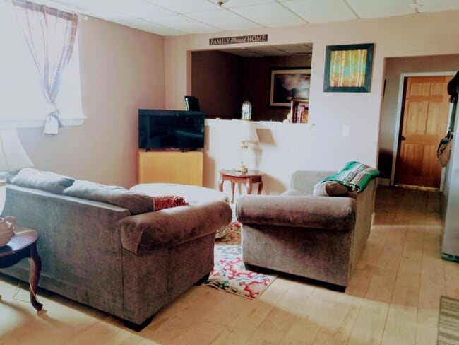 Living Space w TV - 455 S Franceville Coal Mine Rd