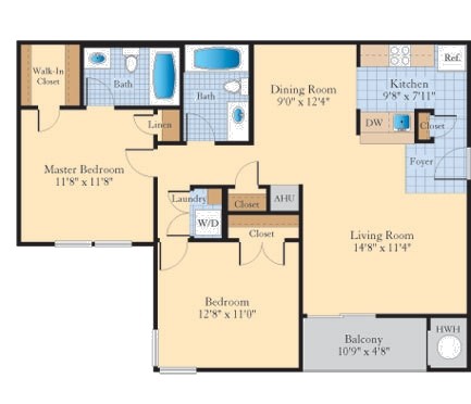 Floorplan - The Fields at Lorton Station