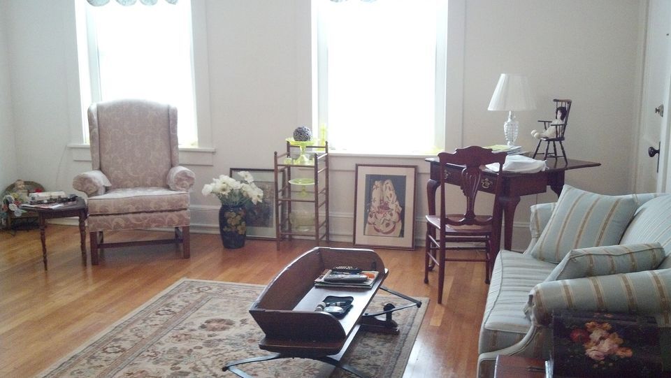 4th room ( shown with furniture from previous tenants) - 21 N Braddock St