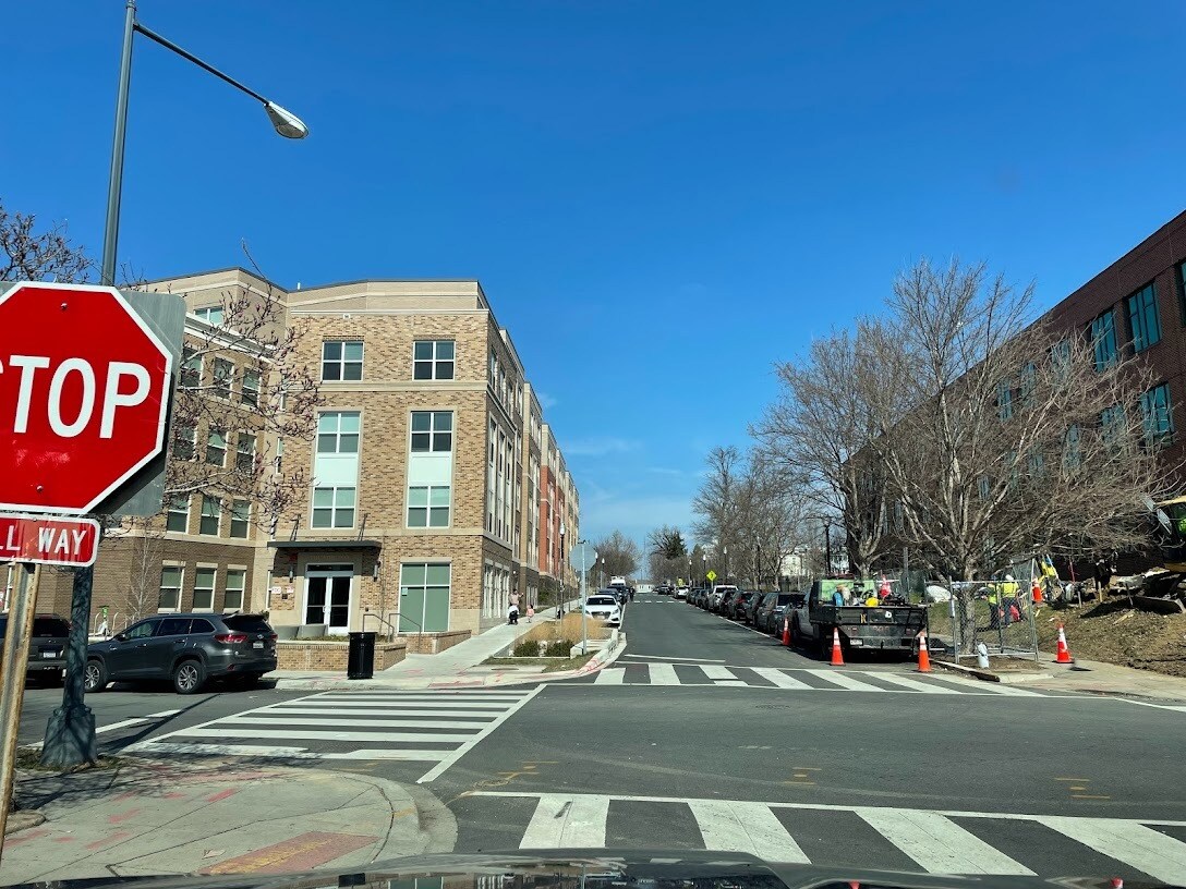 The street near us and a great playground at the Raymond Recreation Center. - 3626 10th St NW
