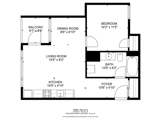 Floorplan - Brookside Apartments