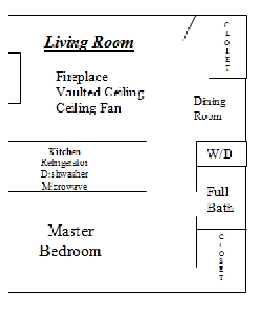 1 Bedroom / 1 Bathroom - Lorimar Townhomes