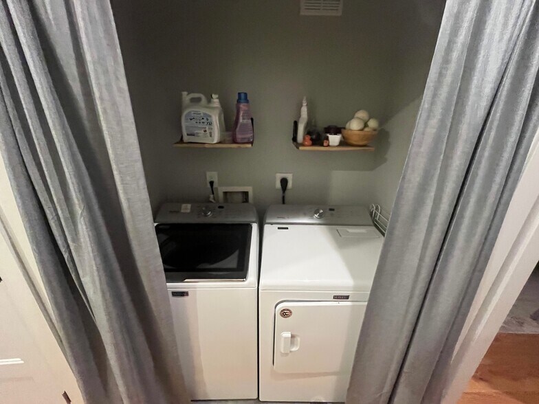 In unit washer and dryer - on bedroom level - 3326 S Washington St