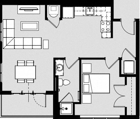 Floorplan - Harbor Side at Conwood Flats