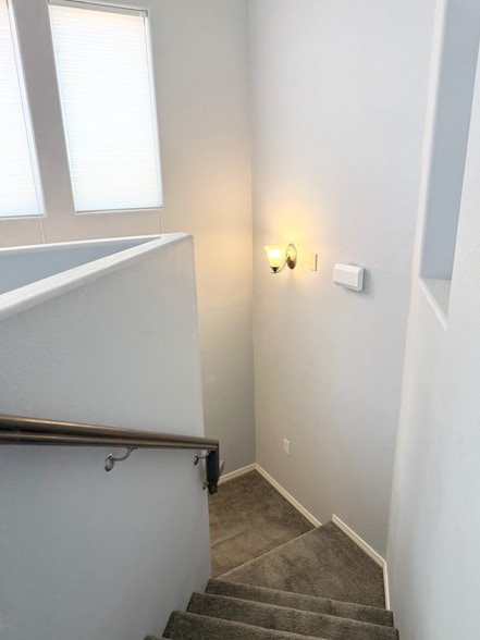 Stairs to Garage - 601 Menaul Blvd NE