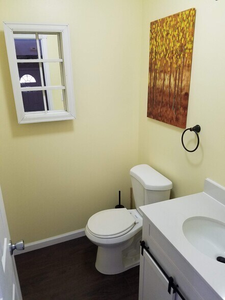 Half bath off living room/kitchen - 1801 W 47th St