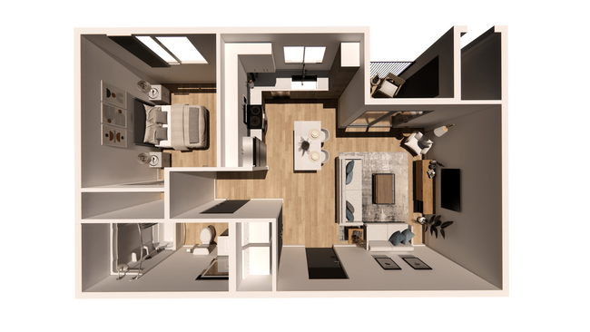 Floorplan - Chateau Too Apartments