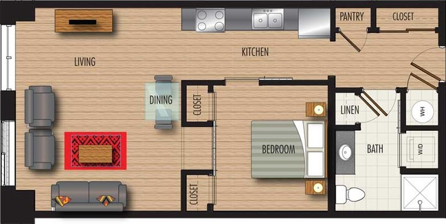 Floorplan - 100 East