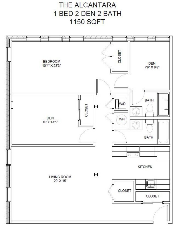 Floorplan - O'Donnell Apartments