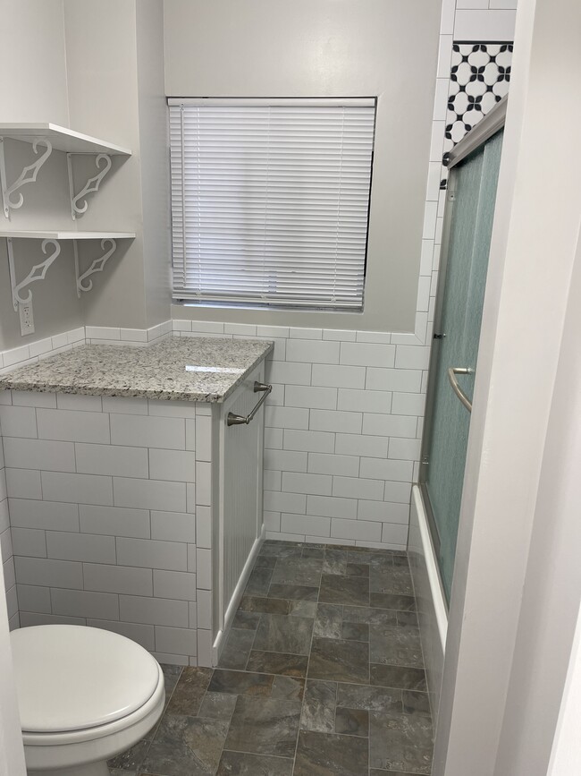 Bathroom tub/shower and toilet area - 2525 Annunciation St