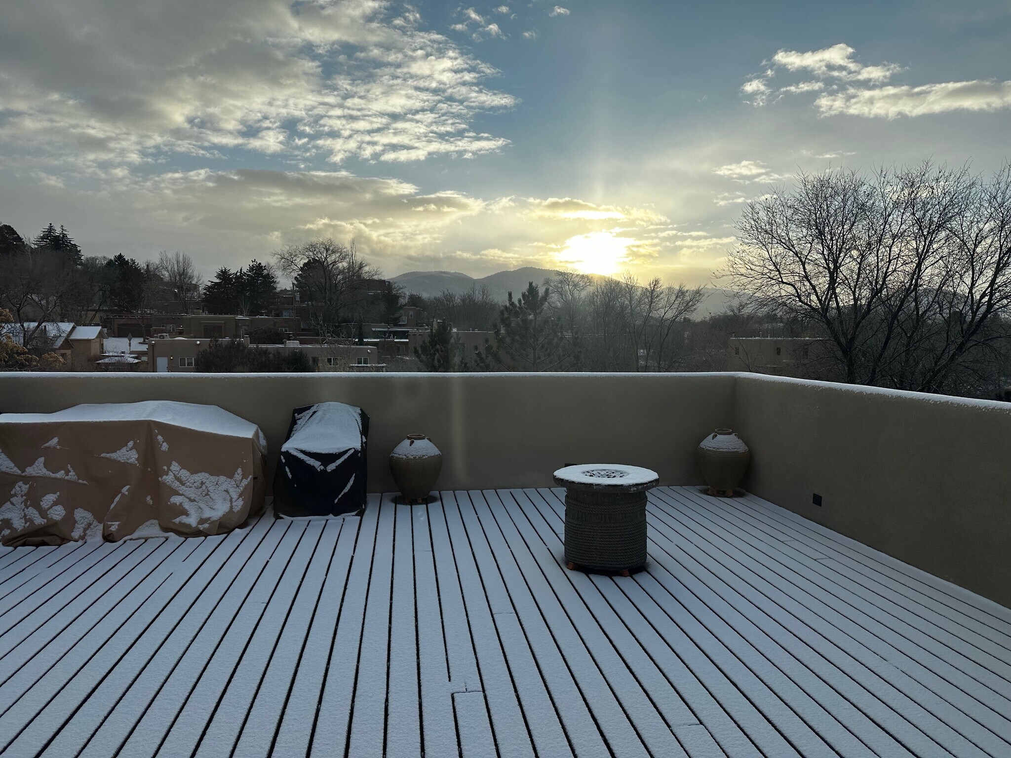 Sunrise from the living room - 501 Rio Grande Ave