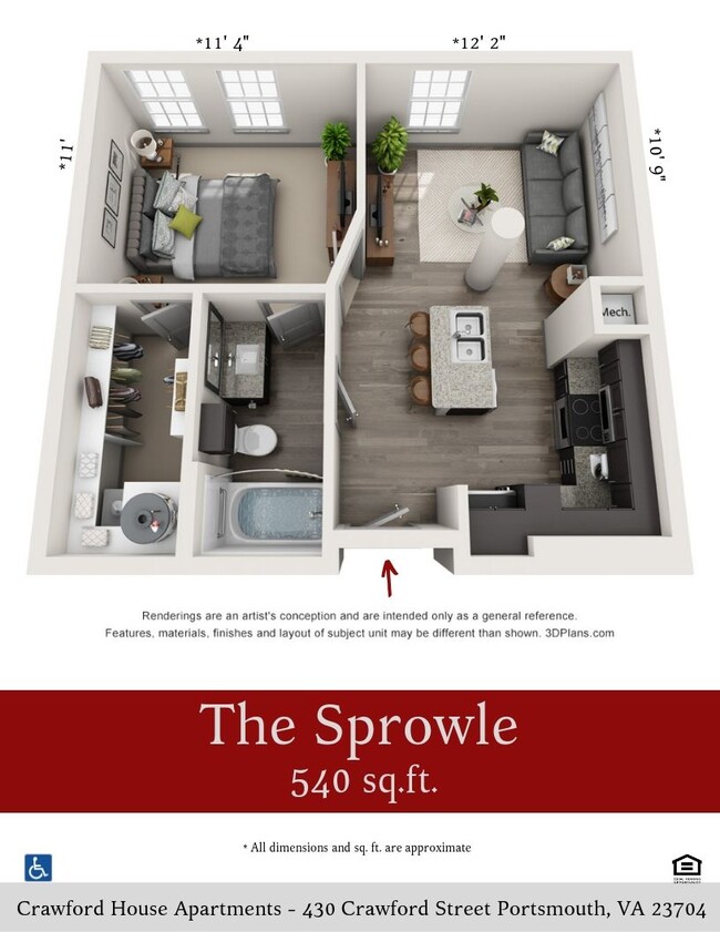 Floorplan - Crawford House