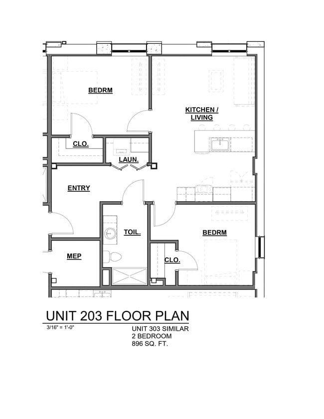 Floorplan - 1010 N Washington Ave