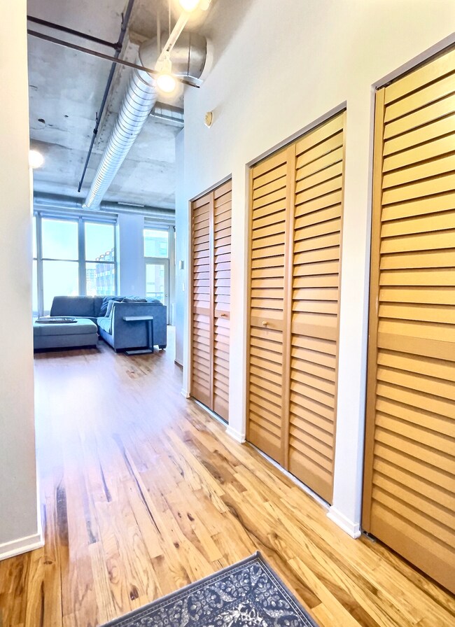 Coat closet and laundry in closets - 6 S Laflin St