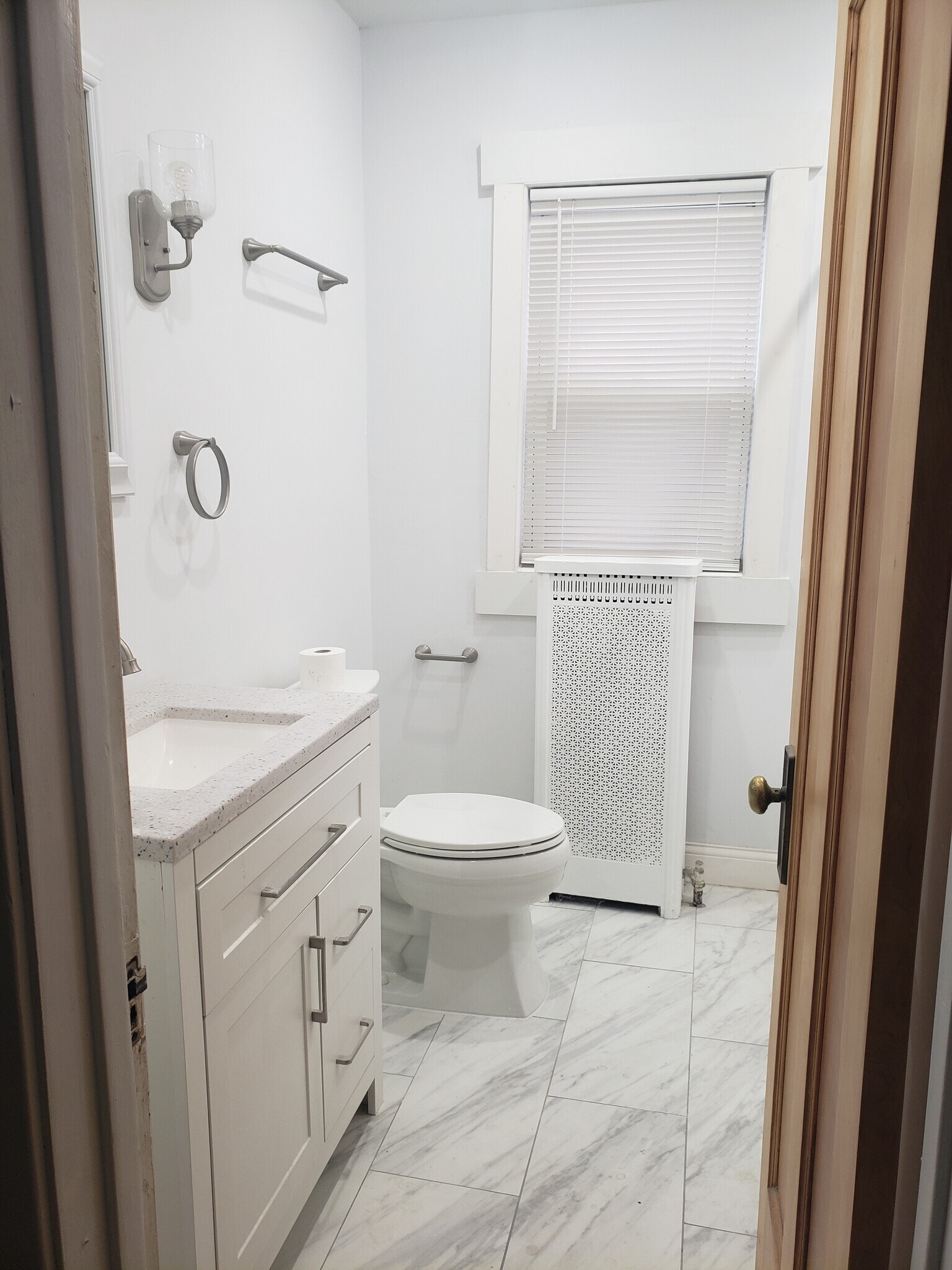New bathroom and tub - 3811 N Central Park Ave