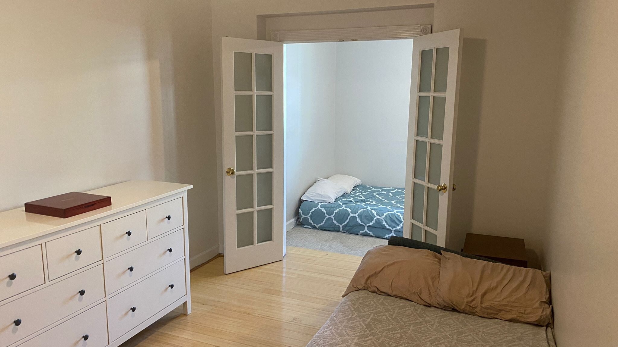 French door goes to second room - 1242 Queen St, NE