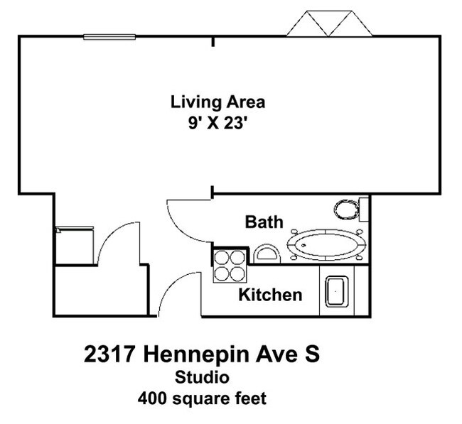 Floorplan - 2317 Hennepin Apartments