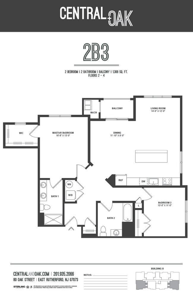 Floorplan - Central and Oak