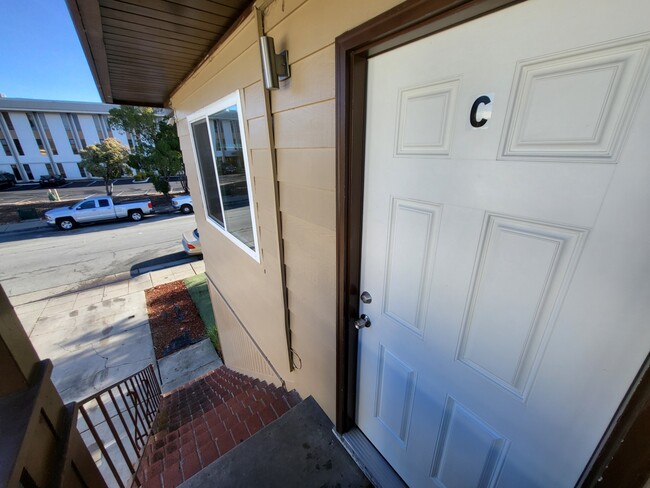 Front door and stairs - 1662 S Grant St