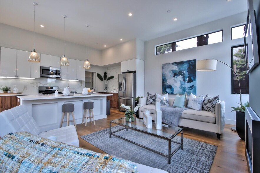 kitchen and living room - 363 Beemer Ave