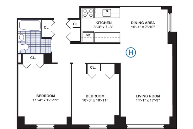 2BR/1BA - Stevenson Commons