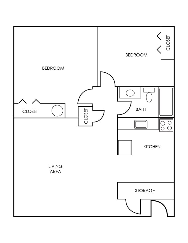 B2 floorplan - Monroe