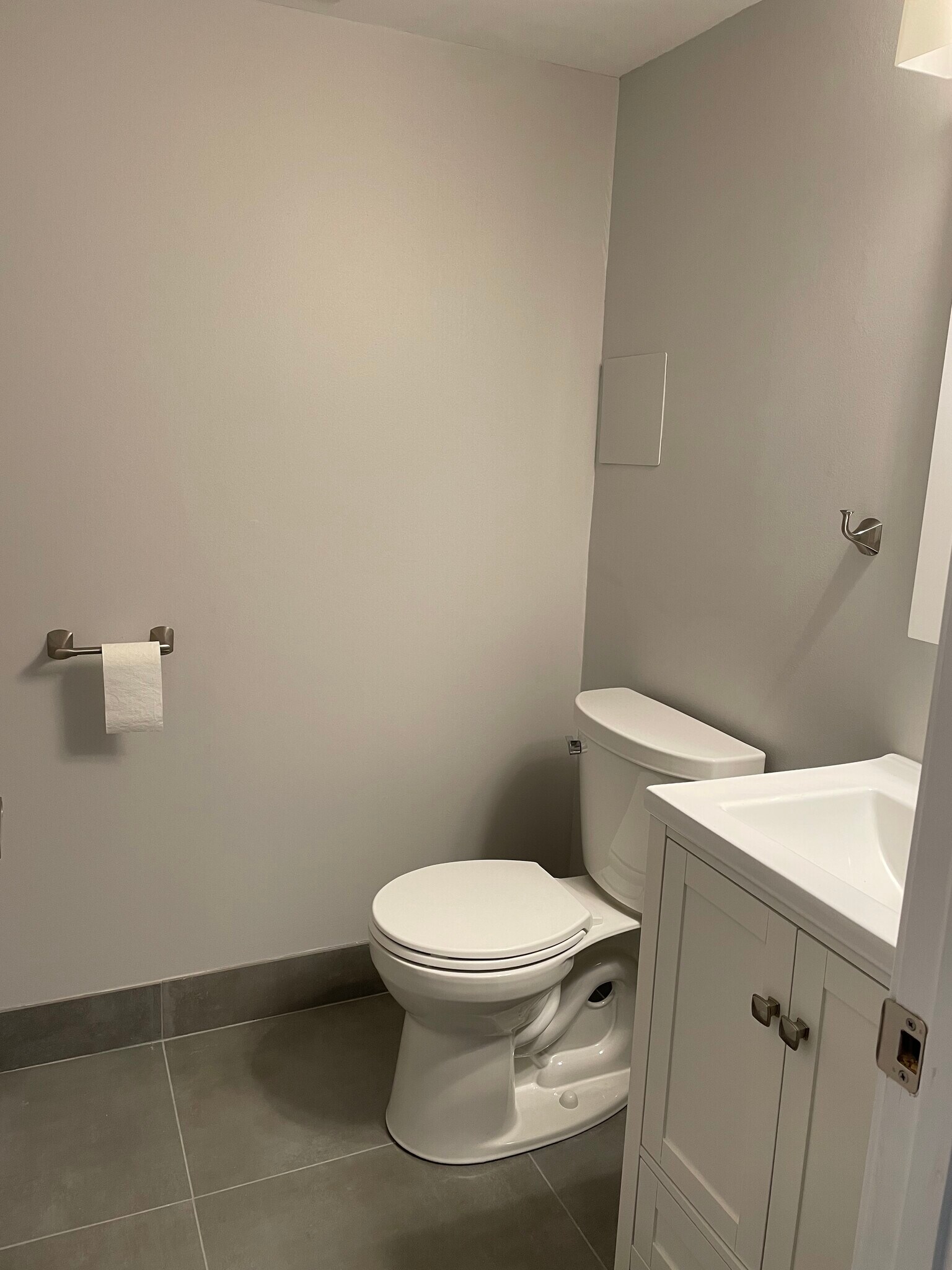 Recently updated downstairs powder room - 33 Deer St