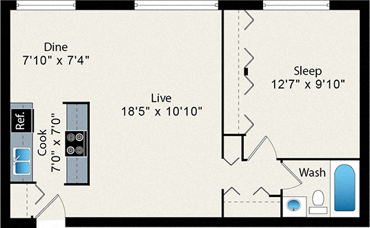 Floorplan - Reside on Pine Grove