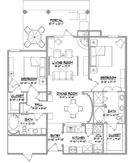 2BR/2BA - Alameda Santa Fe Condominiums