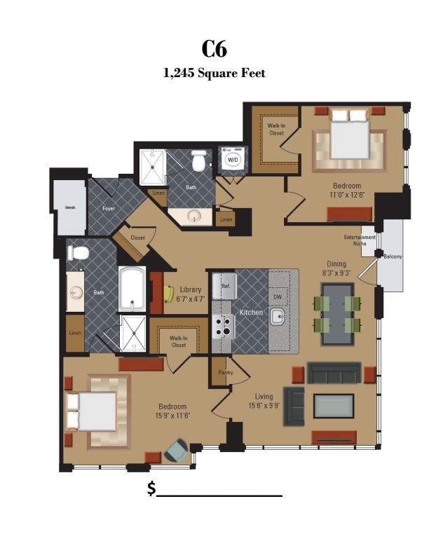 Floorplan - The Millennium