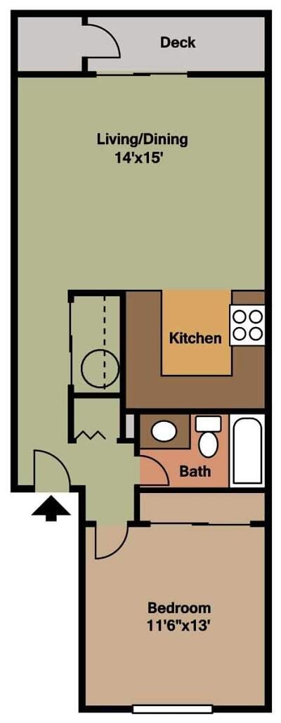 Floorplan - Teal Pointe Apartments