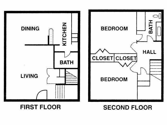 2BR/1.5BA - Cobblestone Apartments