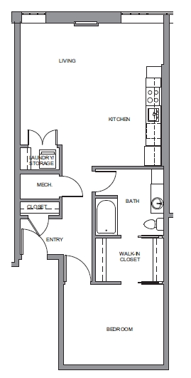 1BR/1BA - Elgin Artspace Lofts - For Artists Only