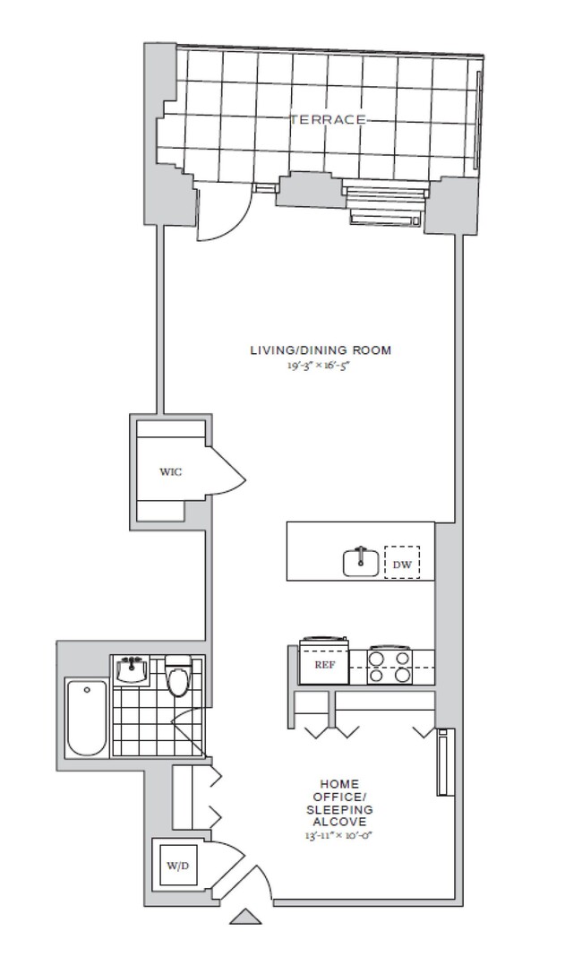 Floorplan - 70 Pine Apartments