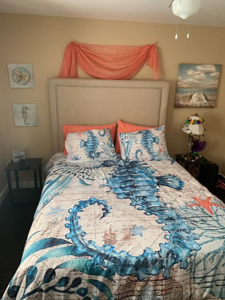 Bedroom with staged furniture - 2919 Avenue R