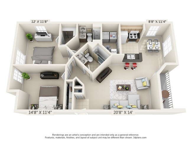 Floorplan - Washington Park