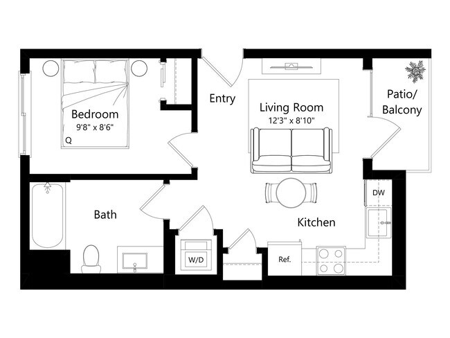Floorplan - The Santa Monica Collection - 1430 Lincoln