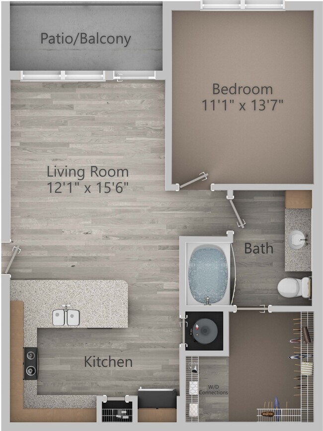 Floorplan - Forum Flats