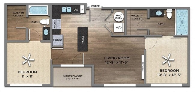 Floorplan - Century Baxter Ave