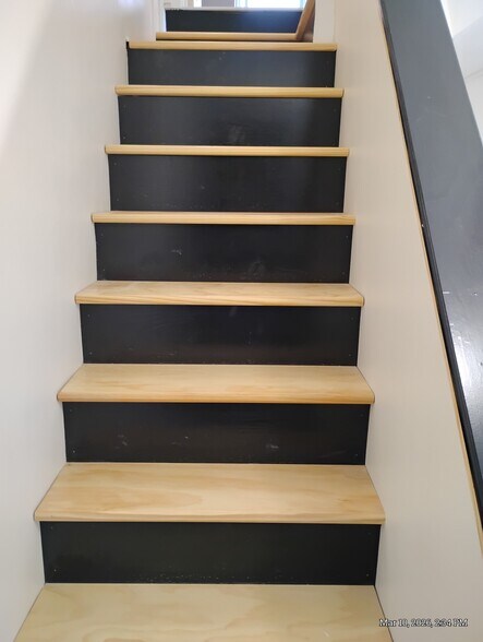 All new staircase, so handsome! - 44 Coolidge St